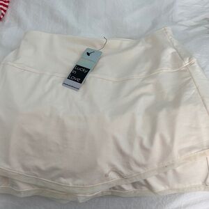 Lucky in Love Cream Mini Skirt